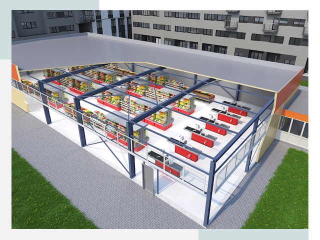 Строительство магазинов в Красноярск от 610 руб. за м²