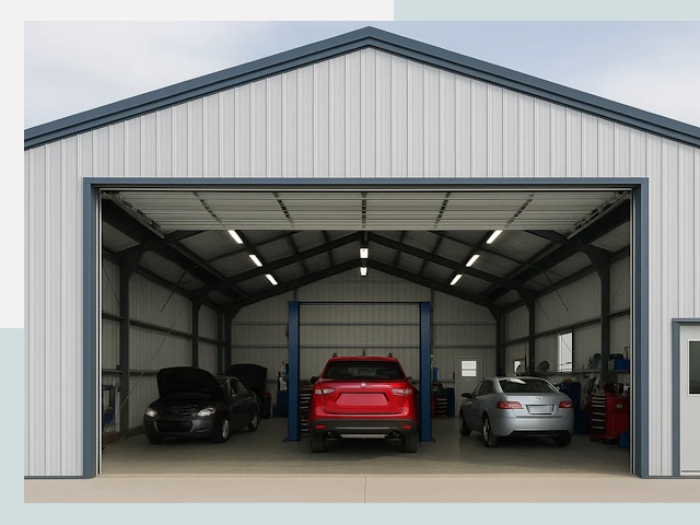 Ангары из сэндвич панелей от 610 руб. в Красноярск