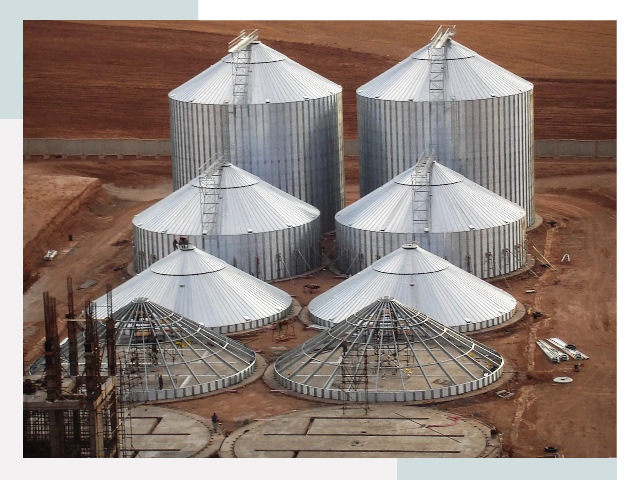 Строительство зерновых силосов в Красноярске