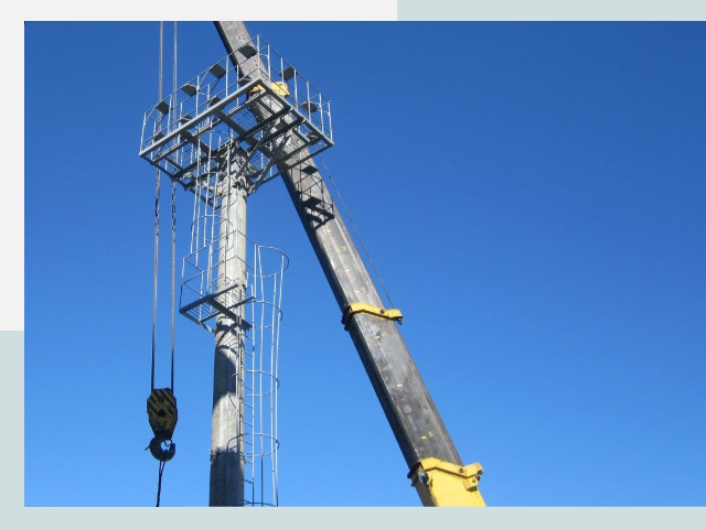 Монтаж осветительных мачт в Красноярск от 610 руб.