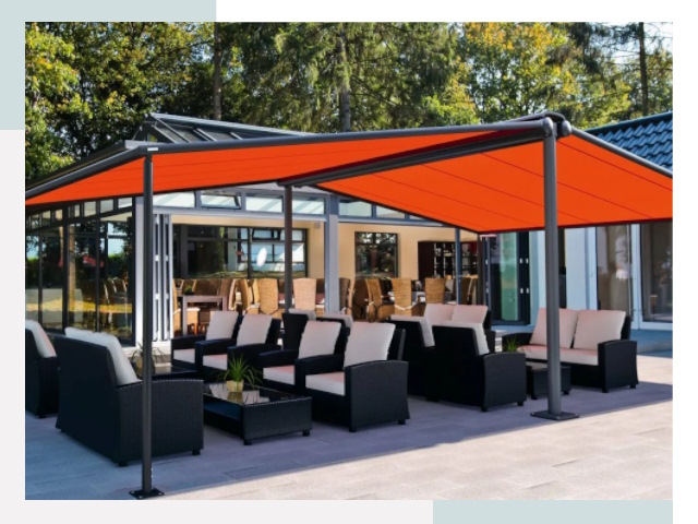 Навесы для кафе и ресторанов в Красноярске