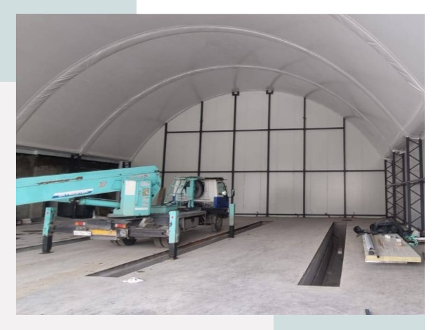 Внутреннее оснащение ангаров в Красноярске