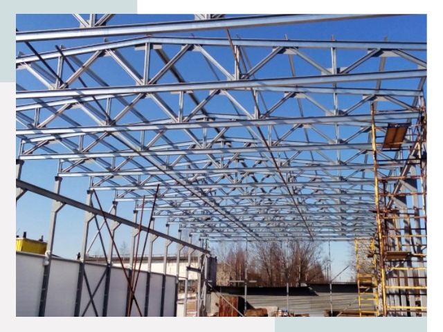 Металлокаркасы для складов в Красноярске