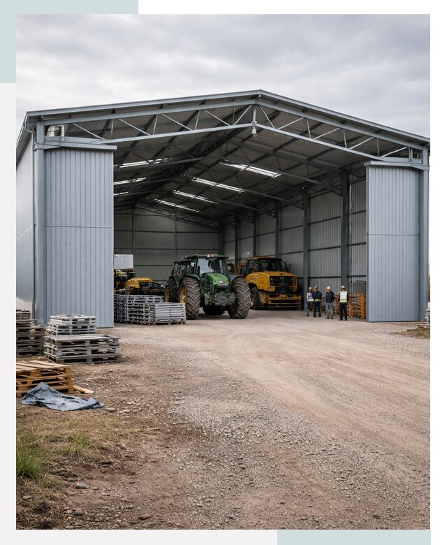 Ангары для сельхозтехники в Красноярске от 20320 р. | СтальСтрой-Крс