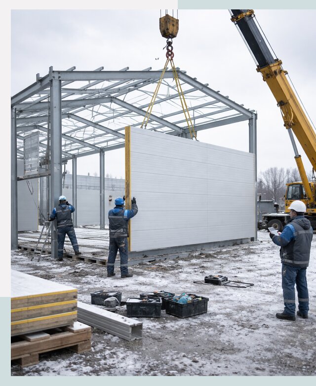 Строительство холодильных складов под ключ в Красноярске
