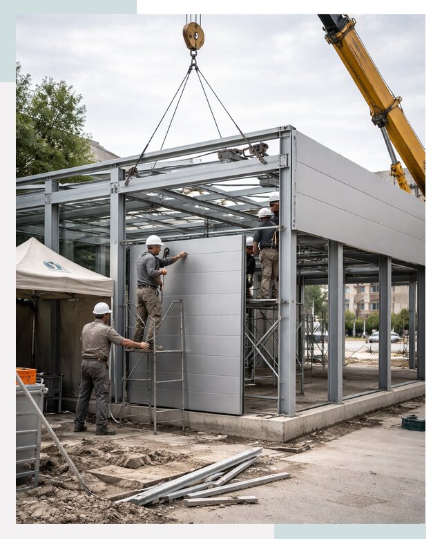 СтальСтрой-Крс: торговый павильон под ключ в Красноярске от 35560 р.