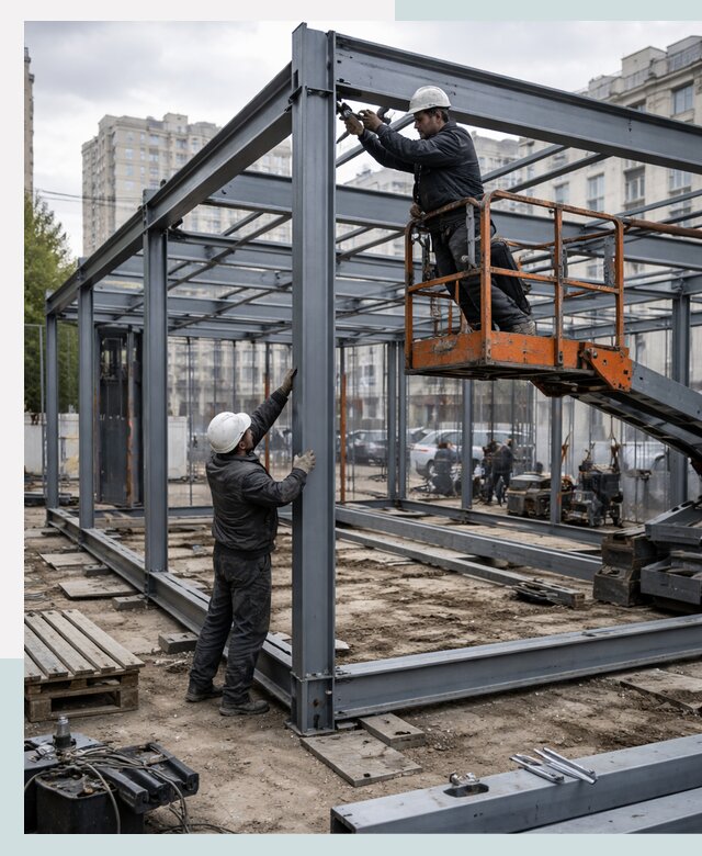 Строительство и монтаж торговых павильонов под ключ в Красноярске