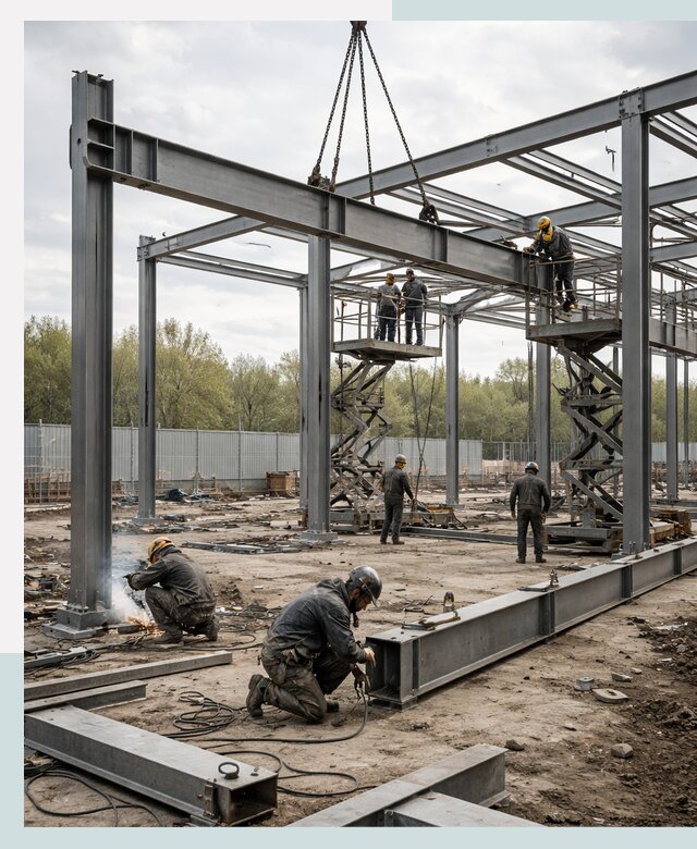 Строительство выставочных павильонов из металлоконструкций в Красноярске