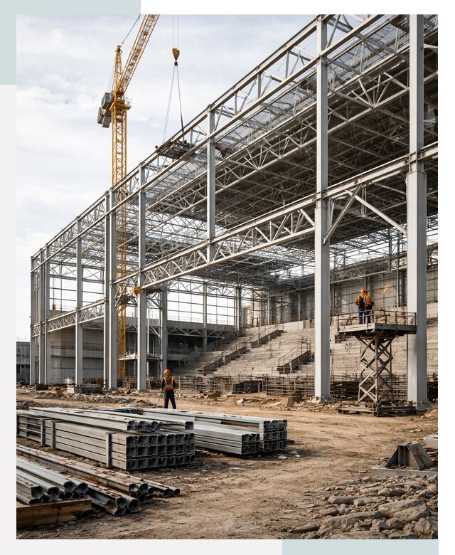 Строительство спортивных комплексов в Красноярске от 30480 р. | СтальСтрой-Крс